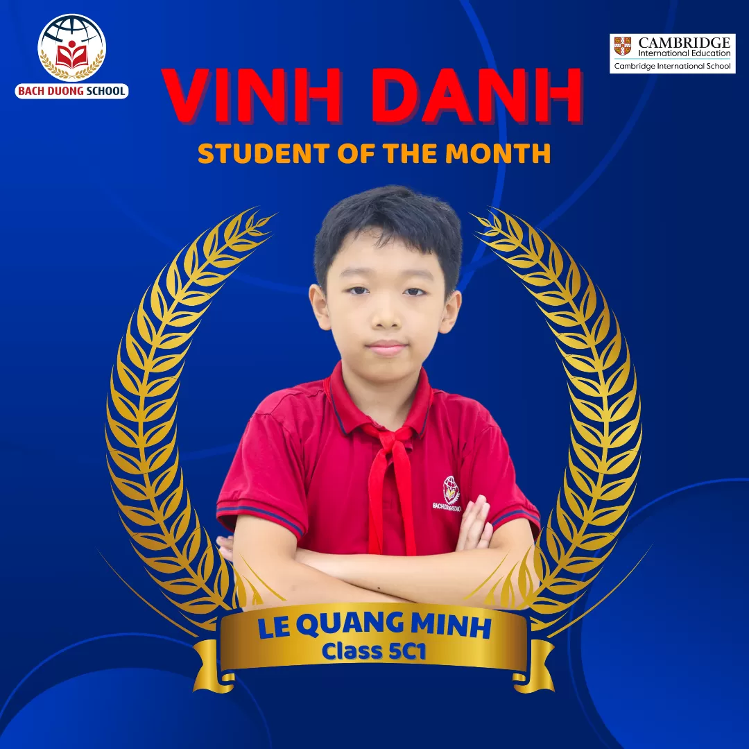 STUDENT OF THE MONTH | Vinh Danh Học Sinh Tiêu Biểu Tháng 10