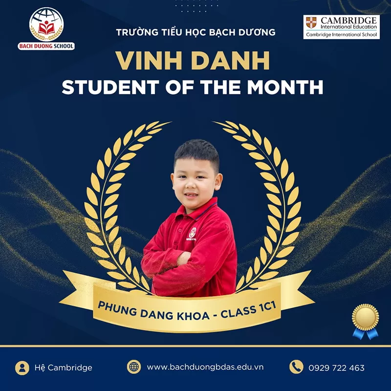 STUDENT OF THE MONTH | Vinh Danh Học Sinh Tiêu Biểu Tháng 1 l NH 2024-2025
