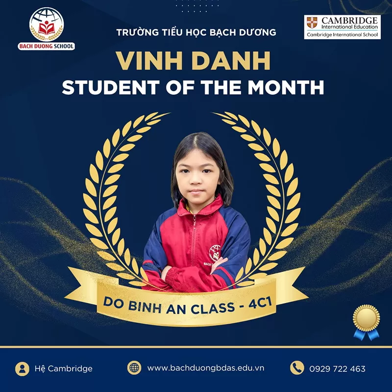 STUDENT OF THE MONTH | Vinh Danh Học Sinh Tiêu Biểu Tháng 1 l NH 2024-2025