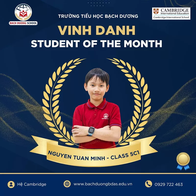 STUDENT OF THE MONTH | Vinh Danh Học Sinh Tiêu Biểu Tháng 1 l NH 2024-2025
